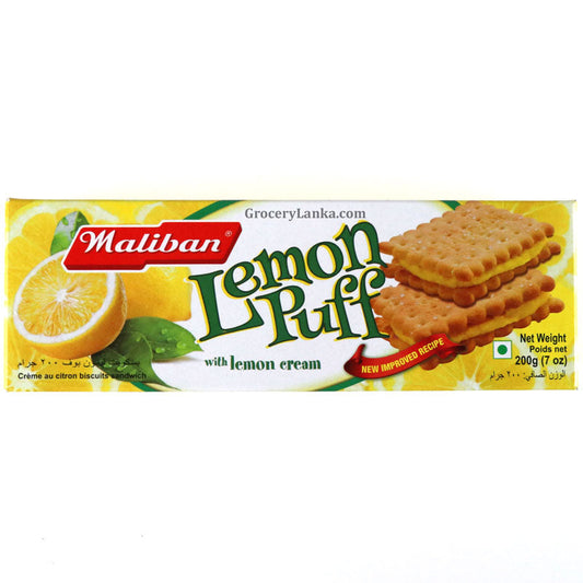 Maliban Lemon Puff Biscuit 200g